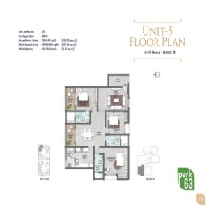 Shriram Park 63 Floor Plan15 Shriram Park 63 Floor Plan15